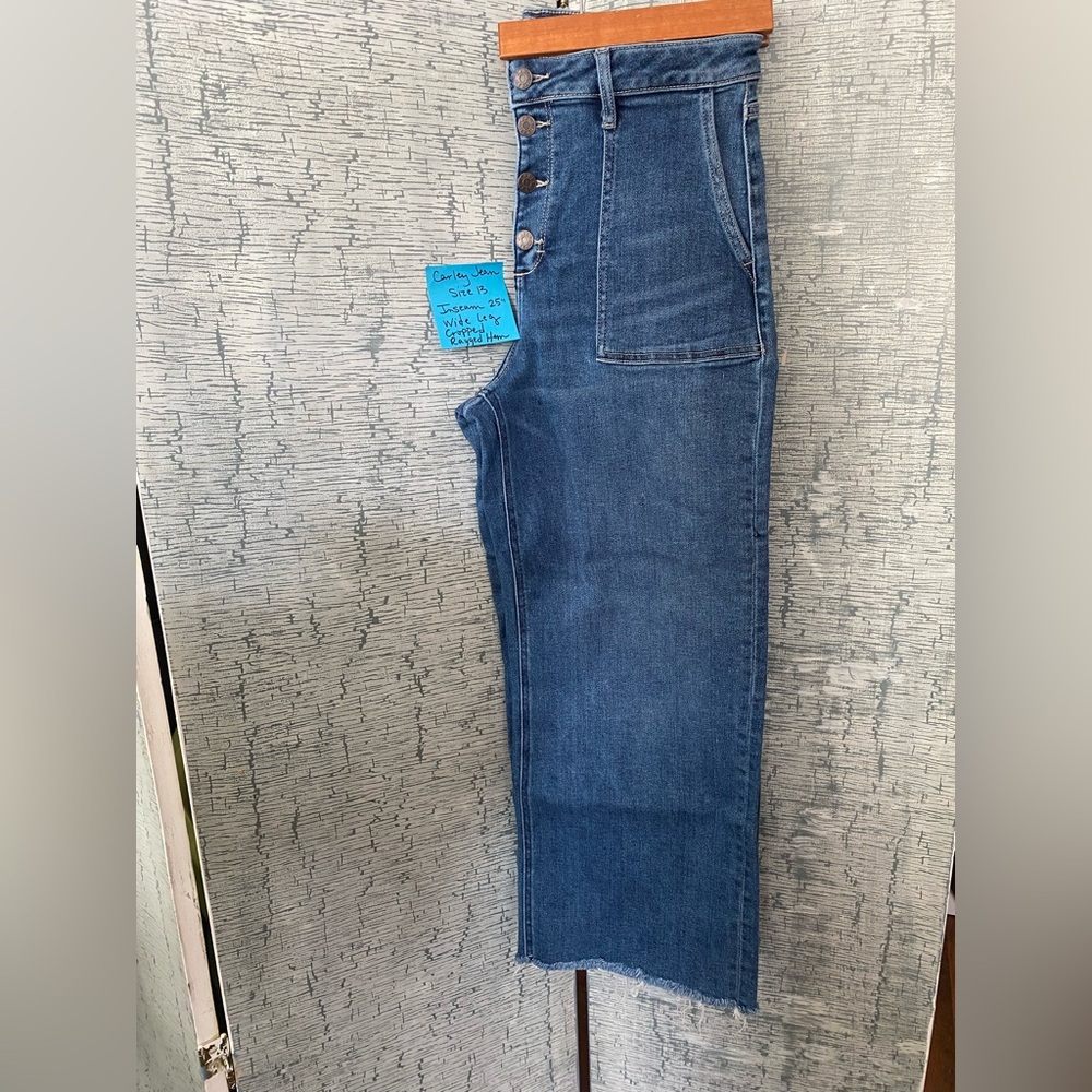 Carley Jean Los Angeles Hendrix Blue High-Waisted Jeans